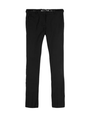 Girls Skinny Leg Belted Trousers with Triple Action Stormwear&trade;